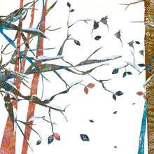"Morning Farewell" by Aster da Fonseca, Collage on Paper