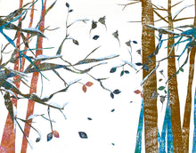 "Morning Farewell" by Aster da Fonseca, Collage on Paper