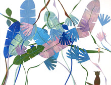 "On The Lookout" by Aster da Fonseca, Collage on Paper