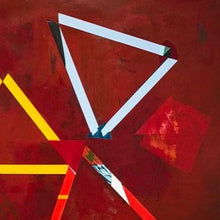"Red Option #3" by Barbara Bachner, Acrylic on Linen
