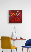 "Red Option #3" by Barbara Bachner, Acrylic on Linen