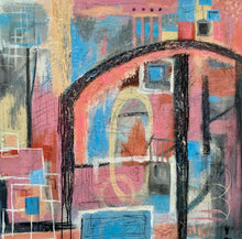 “Gateway to a City” by Bahar Varzgah, Acrylic on Canvas