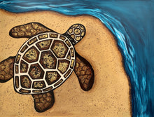“Migration” by Bahar Varzgah, Acrylic on Canvas