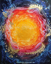 "Breath Within" By Melissa Leslie, Mixed Media on Canvas