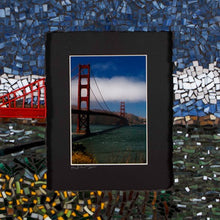 "Golden Gate Bridge" by Natalie McGuire, Mixed media