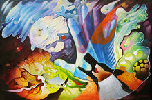 "Blending" by Billy Moro-Wey, Oil on Canvas