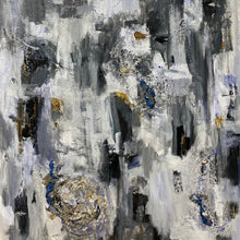 "How it Began" by Sheral Sly, Mixed Media on Canvas