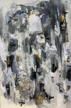 "How it Began" by Sheral Sly, Mixed Media on Canvas