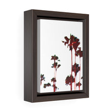 San Clemente Palm Trees Vertical Framed Premium Gallery Wrap Canvas