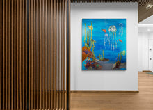 "Dancers of The Sea" by Camille Woods, Mixed Media on Canvas