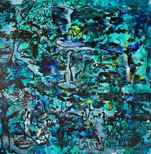 "Evento Estelar" by Carlos Santiago, Acrylic on Canvas