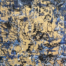 "Camino Dorador" by Carlos Santiago, Acrylic on Canvas