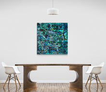 "Evento Estelar" by Carlos Santiago, Acrylic on Canvas