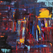 "Man at Sunset " by Carolyn Chingros, Acrylic on Canvas