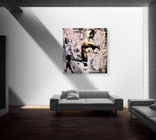 "Black and White" by Charlie Patton, Mixed Media on Canvas