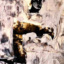 "Black and White" by Charlie Patton, Mixed Media on Canvas