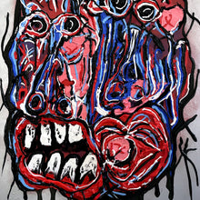 "Space Garden" by Cody Kalina, Mixed Media on Canvas