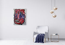 "Space Garden" by Cody Kalina, Mixed Media on Canvas