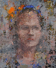 “What We Do Fades” By Colin Merrin,  Oil and Collage on Canvas