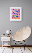 "Futuristic Planets" by Crista Hope, Mixed Media on Paper