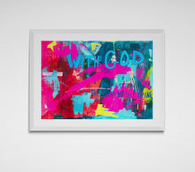 "With God" by Crista Hope, Mixed Media on Paper