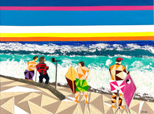 "Wavespotting" by John Cross, Textured Acrylic on Canvas