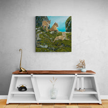 "Cougar Ledge" by Laura Curtin, Oils on Canvas