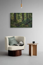 "Wolves in the Forest" by Laura Curtin, Oils on Canvas