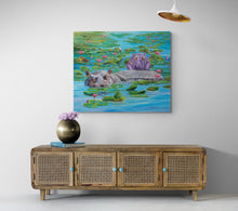 "Lovely Lilley" by Laura Curtin, Oils on Canvas