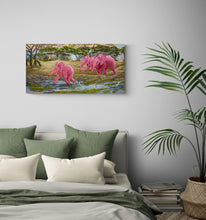 "A Splash of Pink" by Laura Curtin, Oils on Canvas
