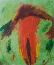 "Abstract Male Torso" by Damon Thomas Roskilly, Acrylic on Canvas