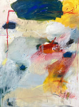 "Cricket Match Canceled Due to Rain" by Danielle Lauzon, Mixed Media on Canvas