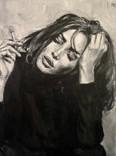 "Christy Turlington" by Daria Rodriguez, Oil on Canvas