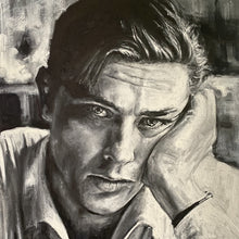 "Alain Delon" by Daria Rodriguez, Oil on Canvas