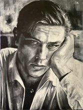 "Alain Delon" by Daria Rodriguez, Oil on Canvas