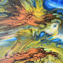 "Deconstructed Bloom" by Cherryl Bojarsky, Acrylic on Canvas