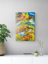 "Deconstructed Bloom" by Cherryl Bojarsky, Acrylic on Canvas