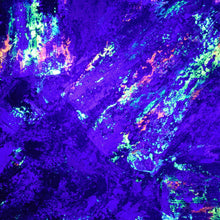 "Out Space" by Marie Anne Decamp, Acrylic on Canvas (with UV Light)