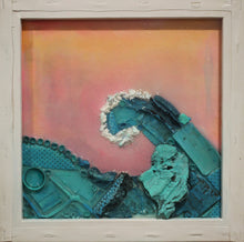 "North Beach" Collection : Trash Projex" by Heather Water, Mixed Media on Canvas