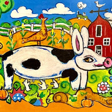 "Mom" by T.White, Acrylic on Wooden Panel