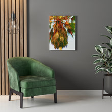 Palm Trees Beach Stretched Canvas