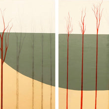 “October” by Barbara  Nathanson, Acrylic, Graphite on Canvases
