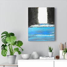 Laguna Cove Surfer Stretched Canvas