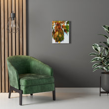 Palm Trees Beach Stretched Canvas