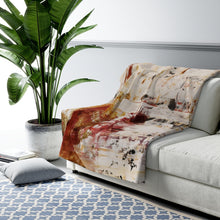 Laguna Abstract Art Sherpa Fleece Blanket