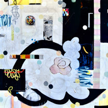 "Free Floating" by Ellen Dieter, Mixed Media on Canvas