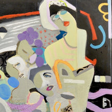 "Women Stand Together" by Ellen Dieter, Mixed Media on Canvas