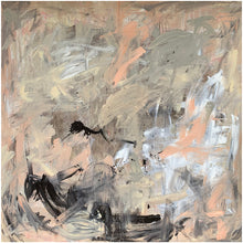 "F.O.G." by Eline Verheul, Charcoal, Acrylic, Tempera on Canvas