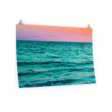 COLOR Ocean Premium Matte horizontal posters