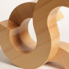 "Circle 68B" by Stephen Porter, European Beech Wood Sculpture